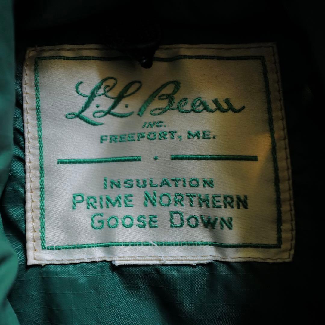 70s L.L.Bean エルエルビーン グースダウンベスト USA製 緑系