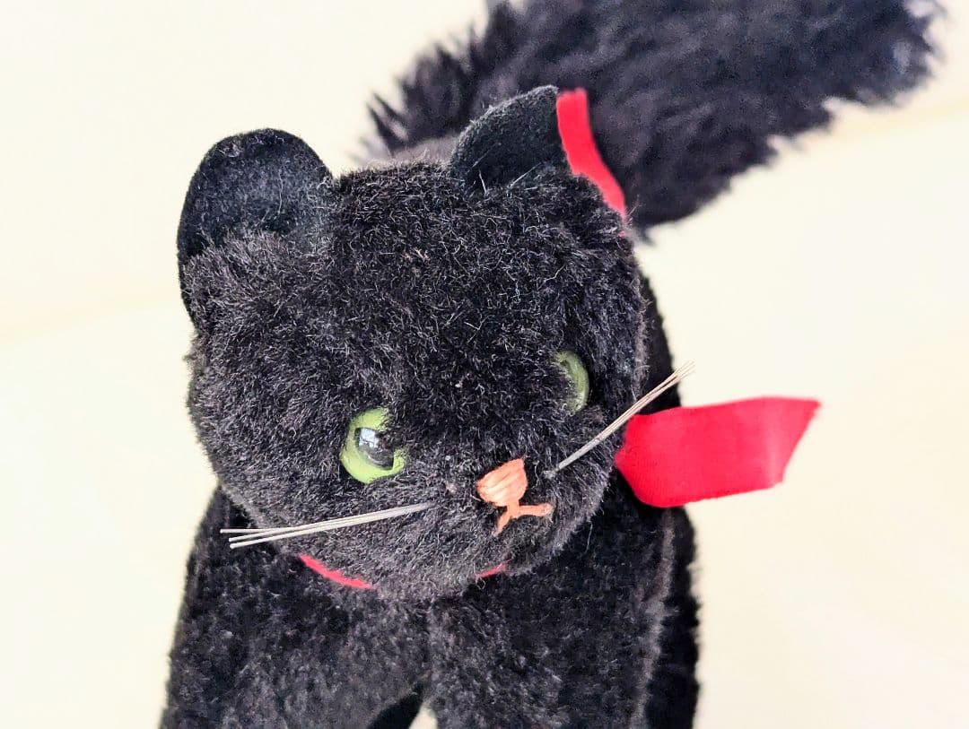 ハーマン 黒猫 ブラックキャット トムキャット ぬいぐるみ