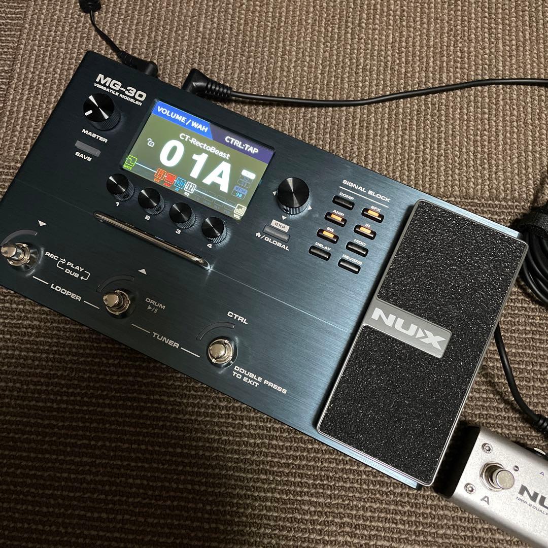☆NUX MG-30☆マルチエフェクター☆付属品完備 - メルカリ