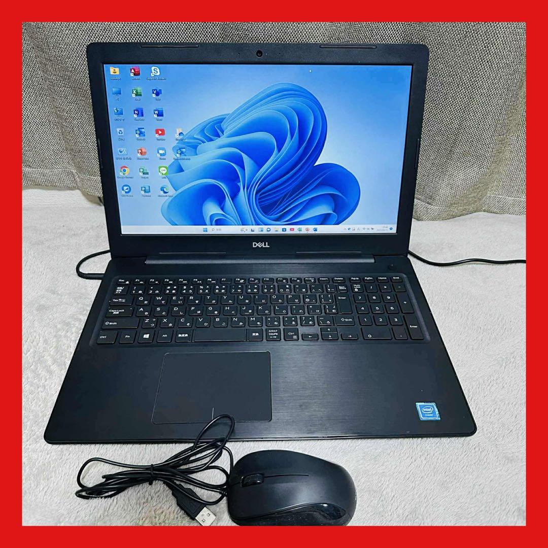 S107 DellノートパソコンSSD高速WEBカメラWindows11オフィス - メルカリ