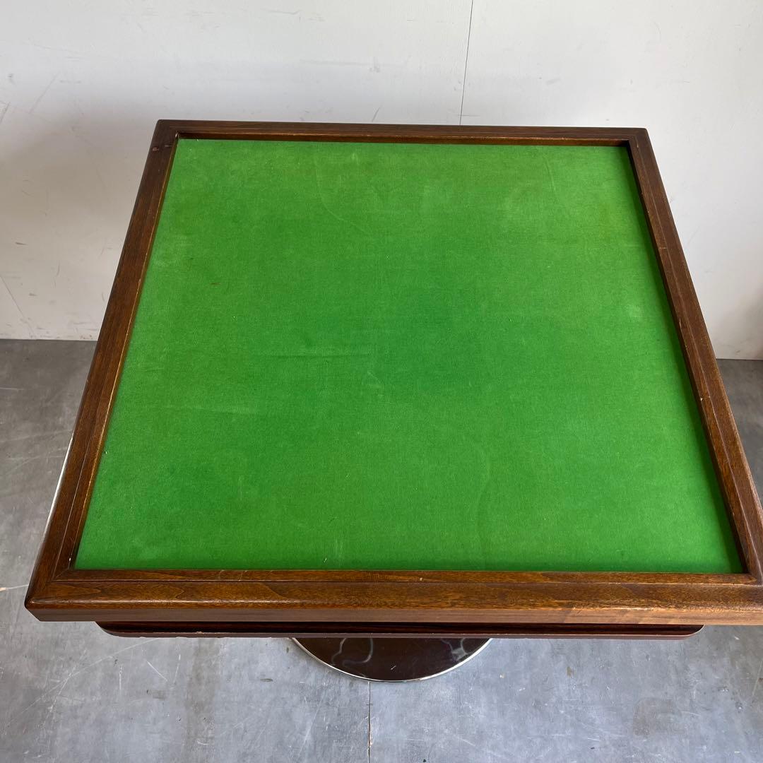 ヴィンテージ 光工芸社 木製 手打ち 麻雀卓 手積み 麻雀牌 セット 定価