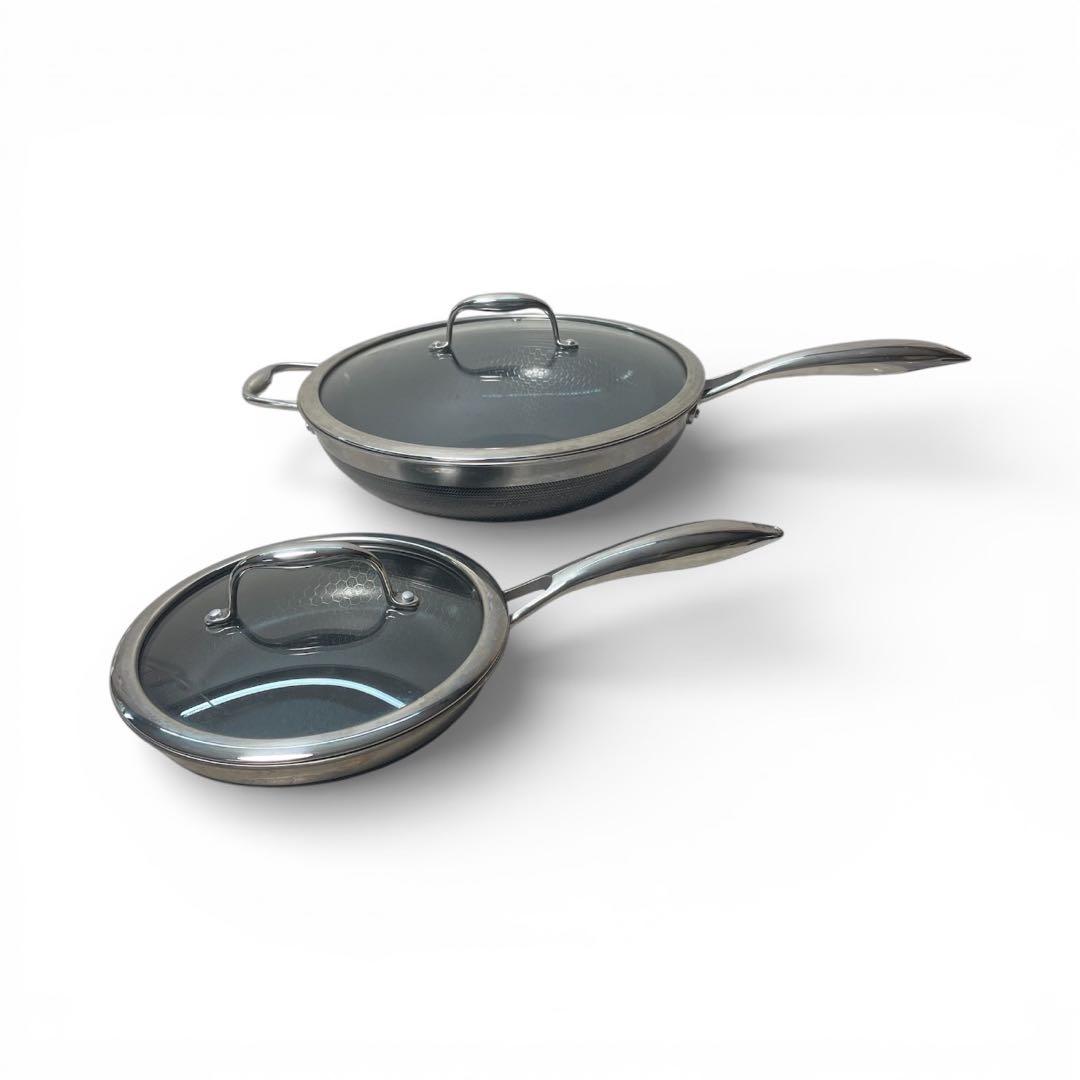 HEXCLAD ハイブリッド フライパン 20cm 30cm 蓋付きセット 楽天市場】【ポイント2倍ワンダフルデー】HexClad ハイブリッド ノン