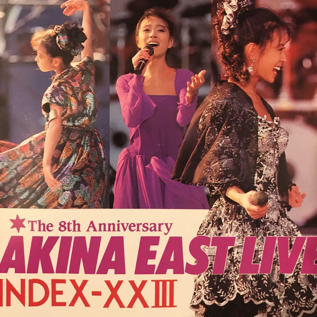 中森明菜/イースト・ライヴ インデックス23 - メルカリ