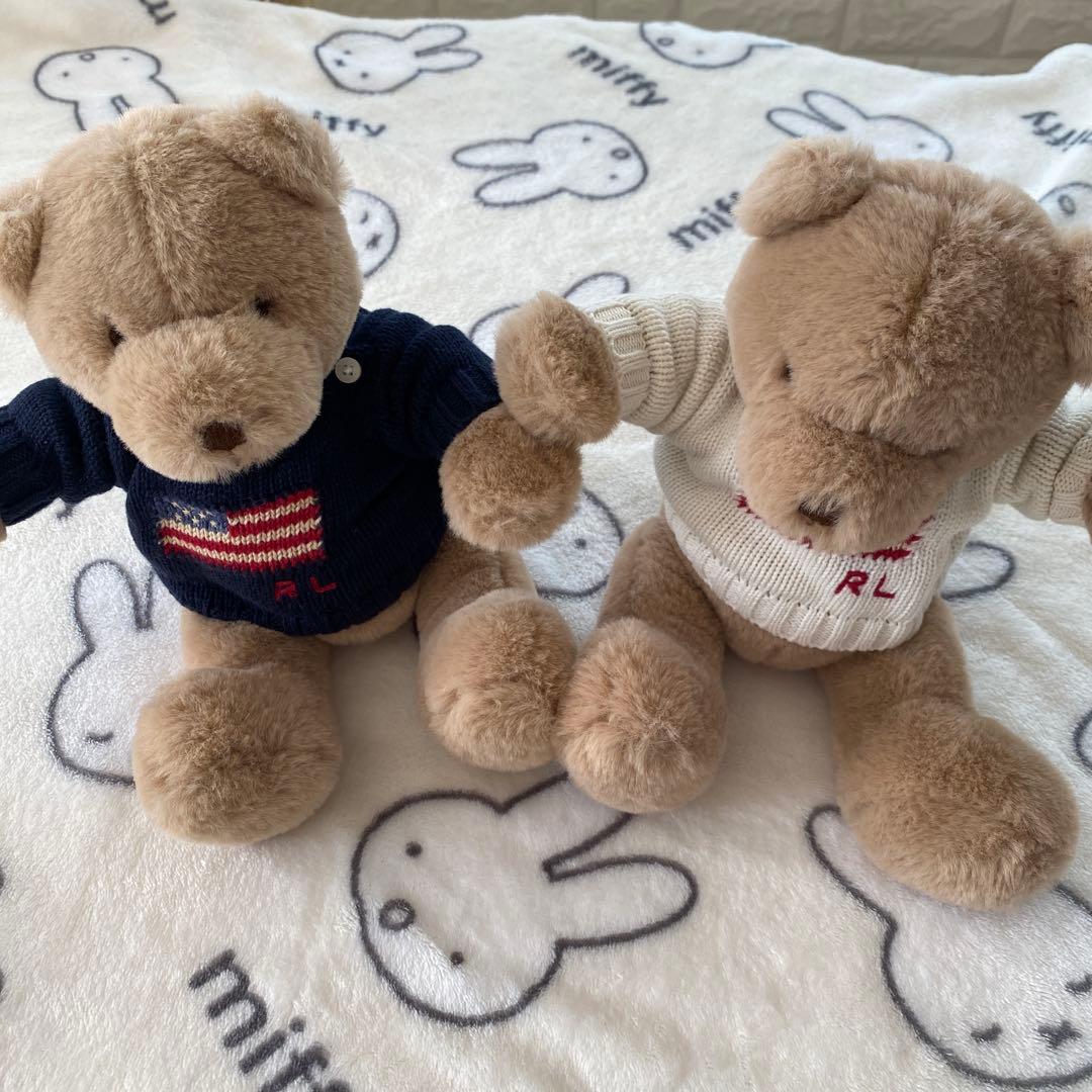 ラルフローレン ポロベア ぬいぐるみ2体セット - メルカリ