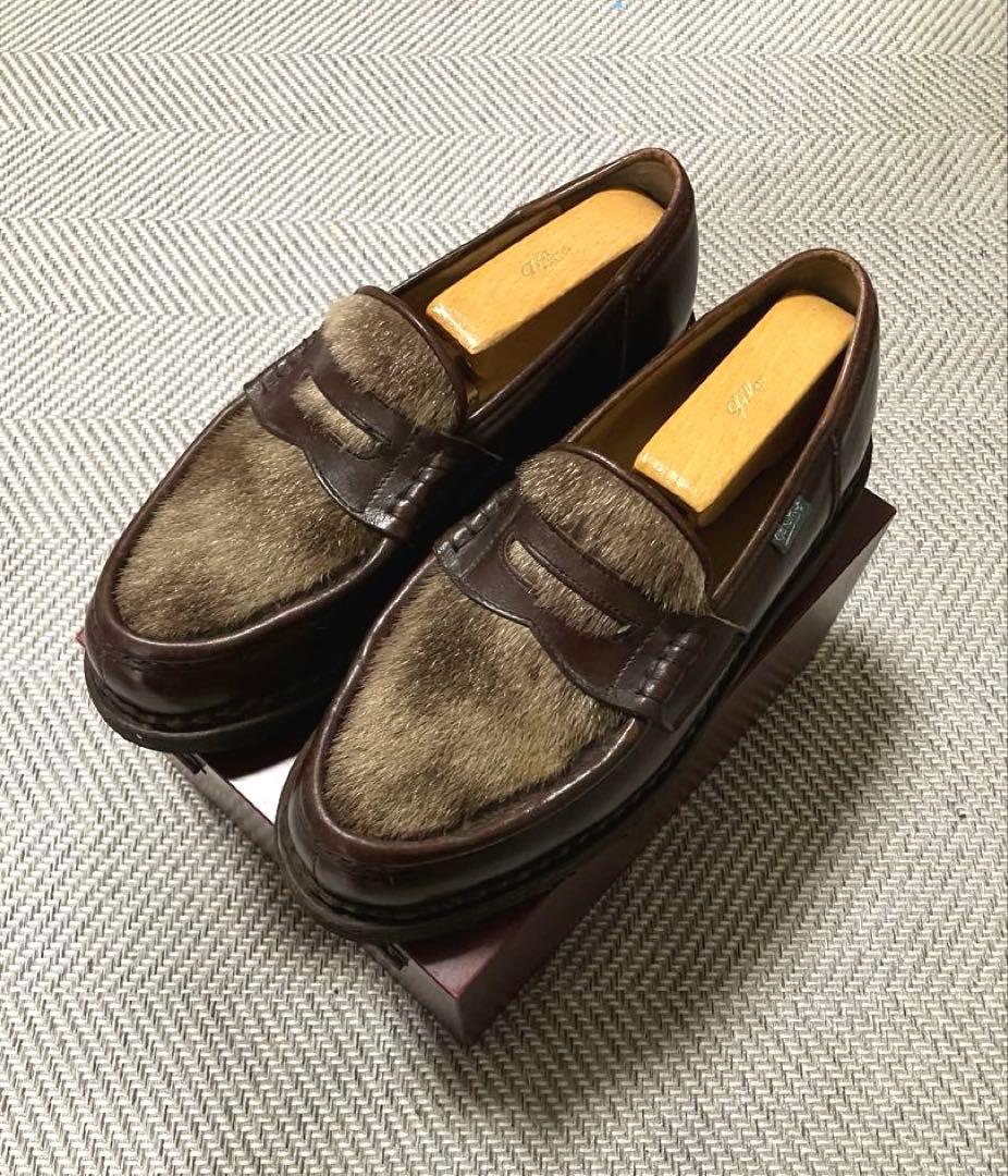 パラブーツREIMS アザラシ 希少 廃盤 ランス フォック ローファー