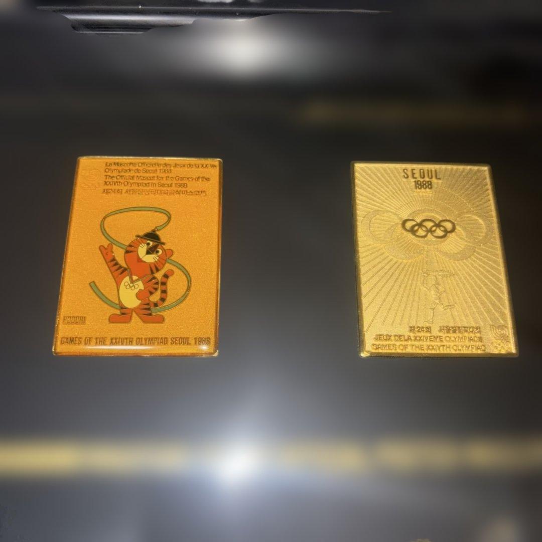未使用 ソウル五輪1988 ピンバッジ コレクション 額装 - メルカリ