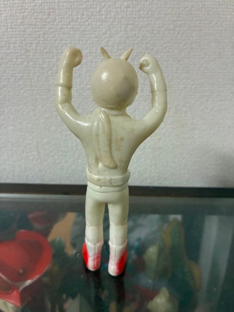 当時物、パチ無版権ソフビ 仮面ライダーエックス