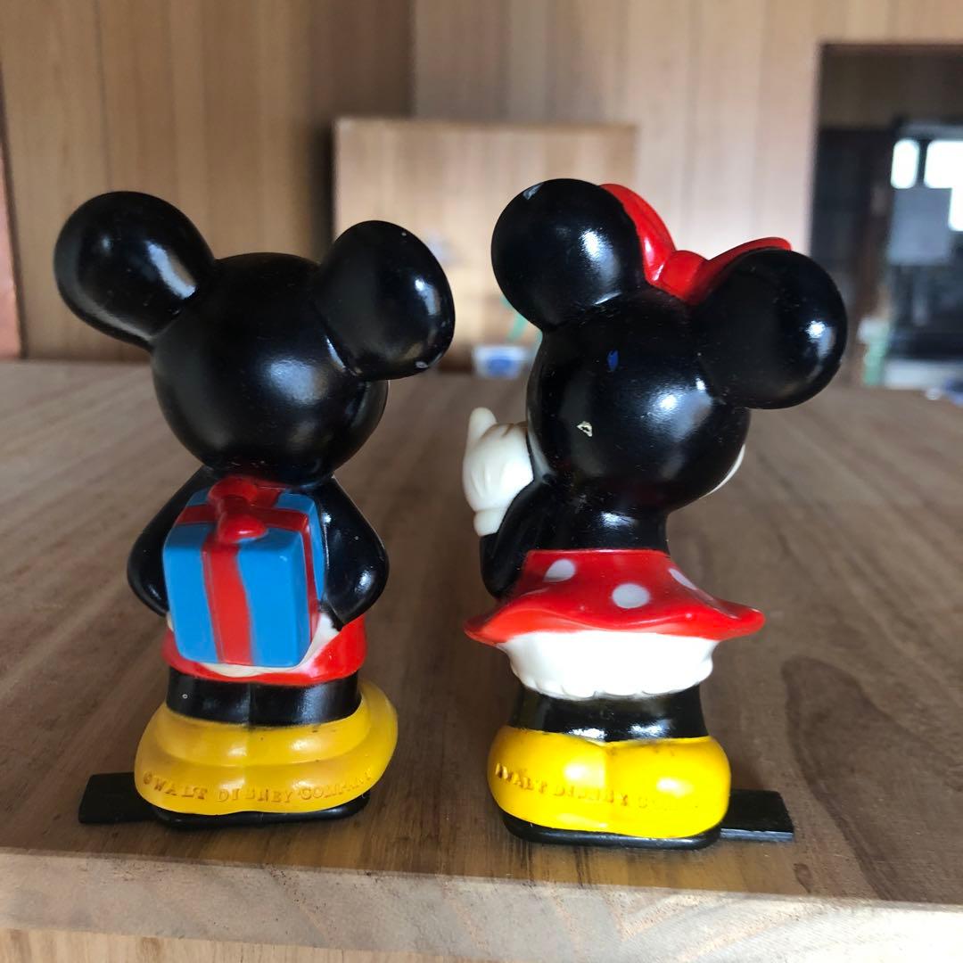 レトロミッキー、ミニーソフビ鉛筆削り - メルカリ