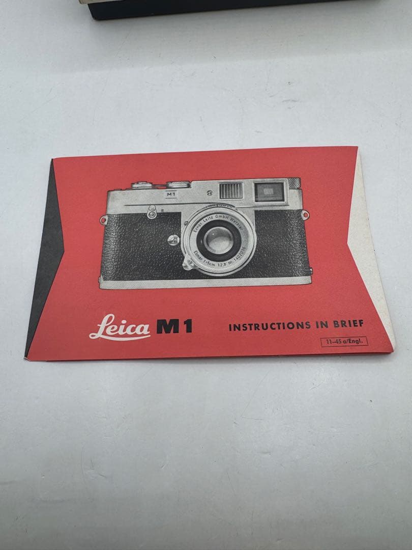Leica M1レンジファインダーフィルムカメラ 箱と説明書
