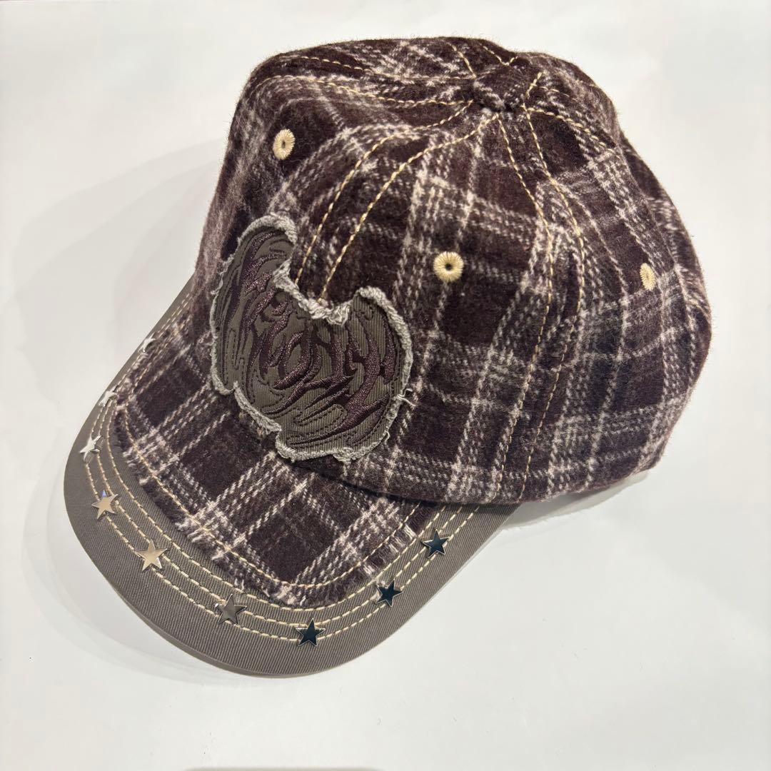 EC Melodi / Plaid Star Studded キャップ - メルカリ