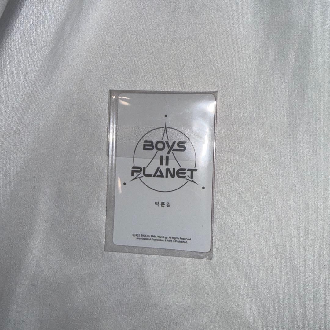 BOYS Ⅱ PLANET ボイプラ2 スタクリキット ジュニル ラッキーカード