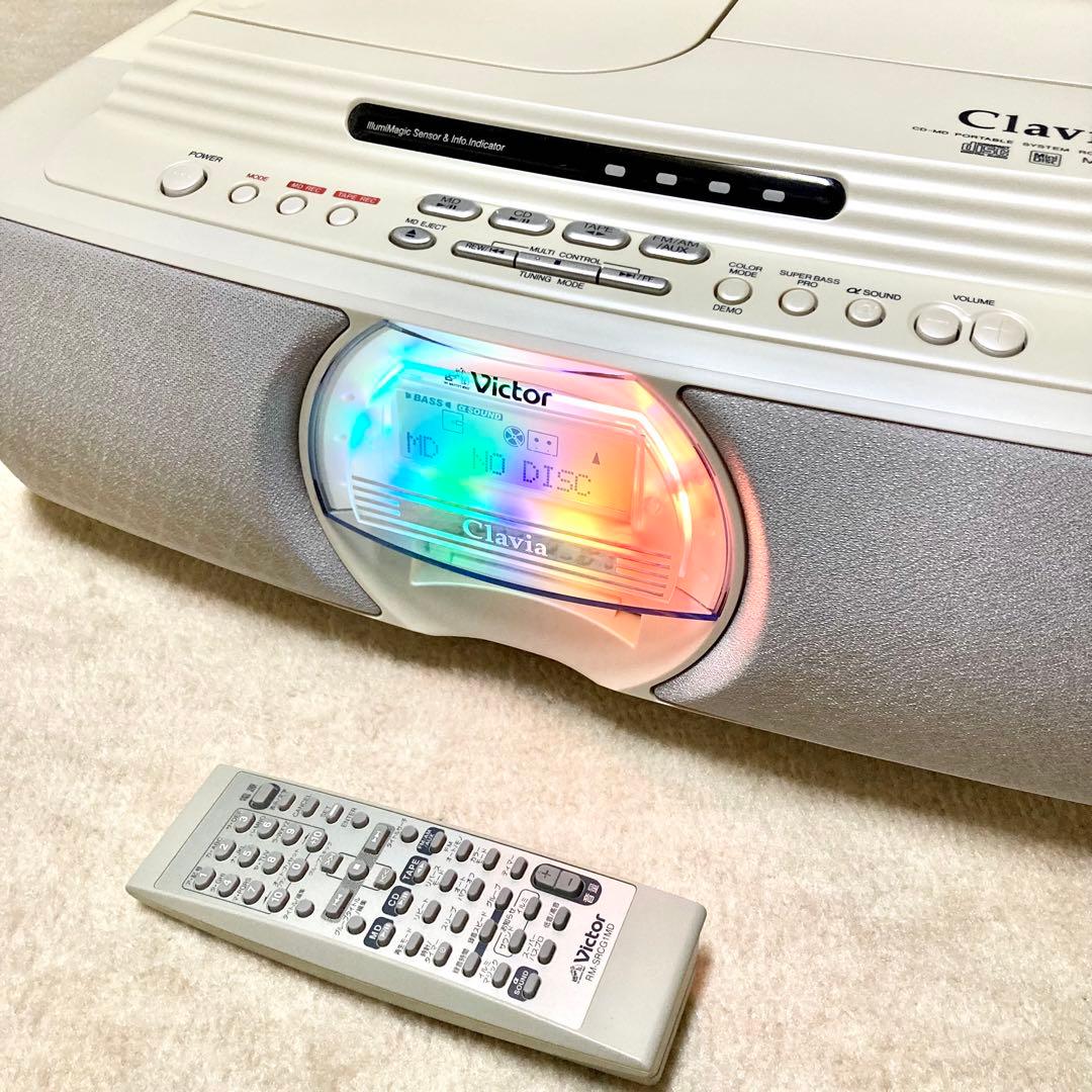 Victorビクター CD/MDラジカセ Claviaクラビア RC-G1MD - メルカリ