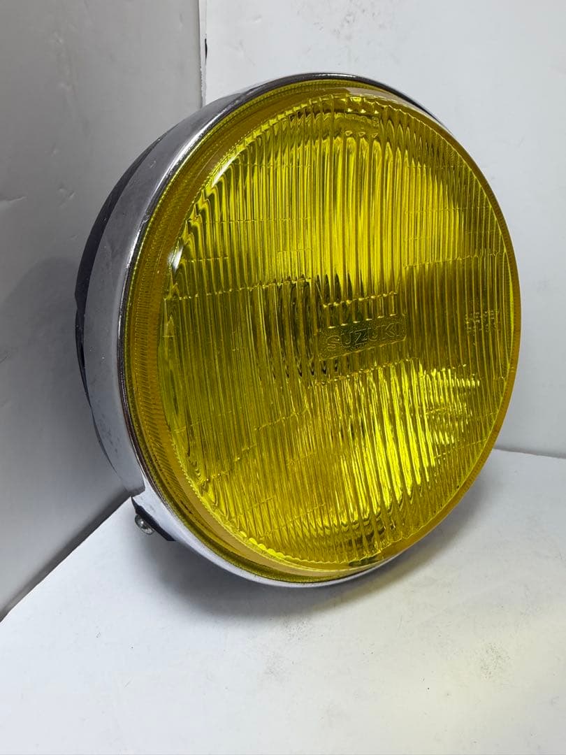 当時物SUZUKI刻印IPF凹レンズ付きヘッドライトASSYGT380GS400 Yahoo!オークション - 当時物 IPF 凹み スズキ ヘッドライト GS750 GS4