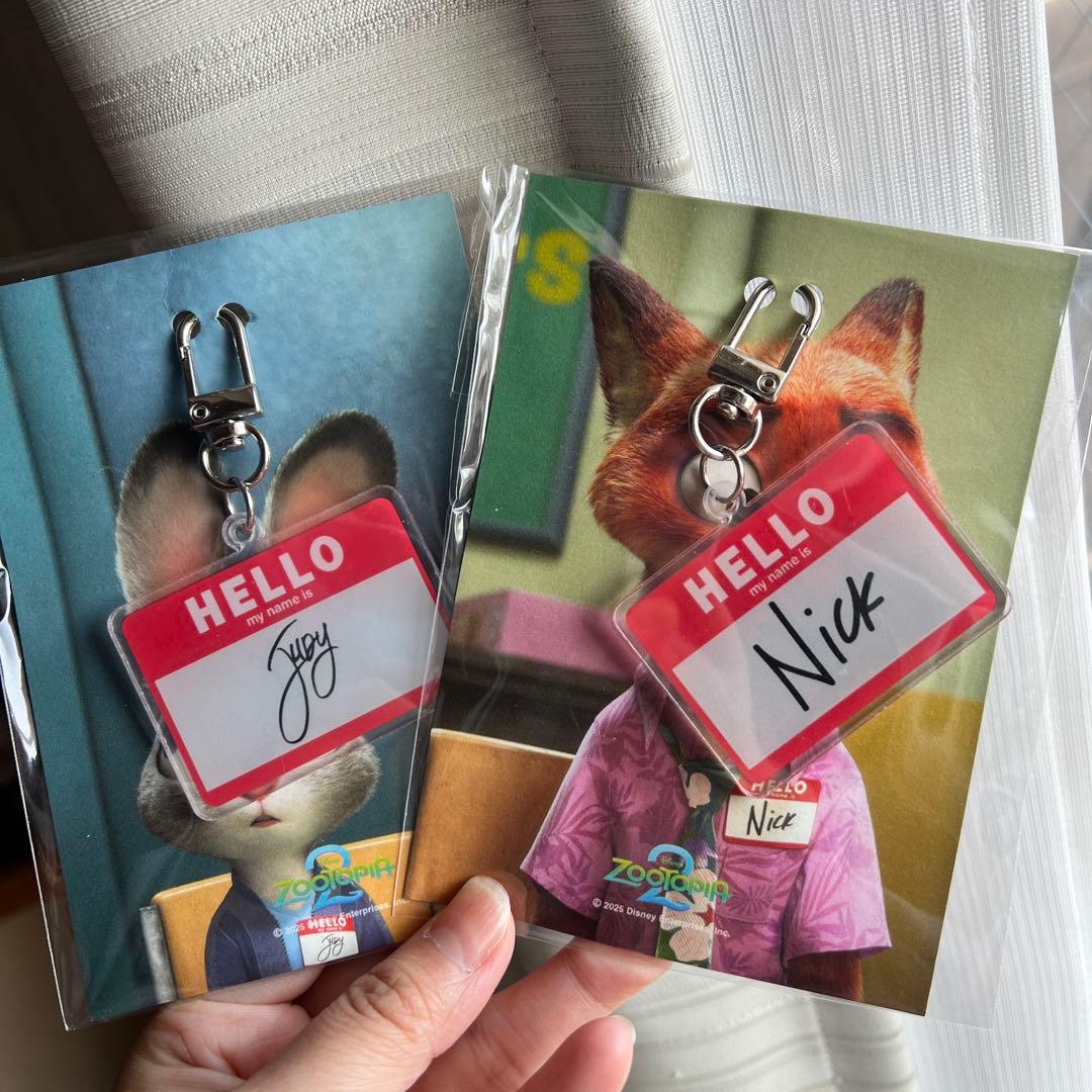 【韓国限定】 ズートピア2 映画 6週目 入場者特典 アクリル キーリング 韓国限定】 ズートピア2 映画 6週目 入場者特典 アクリル キーリング