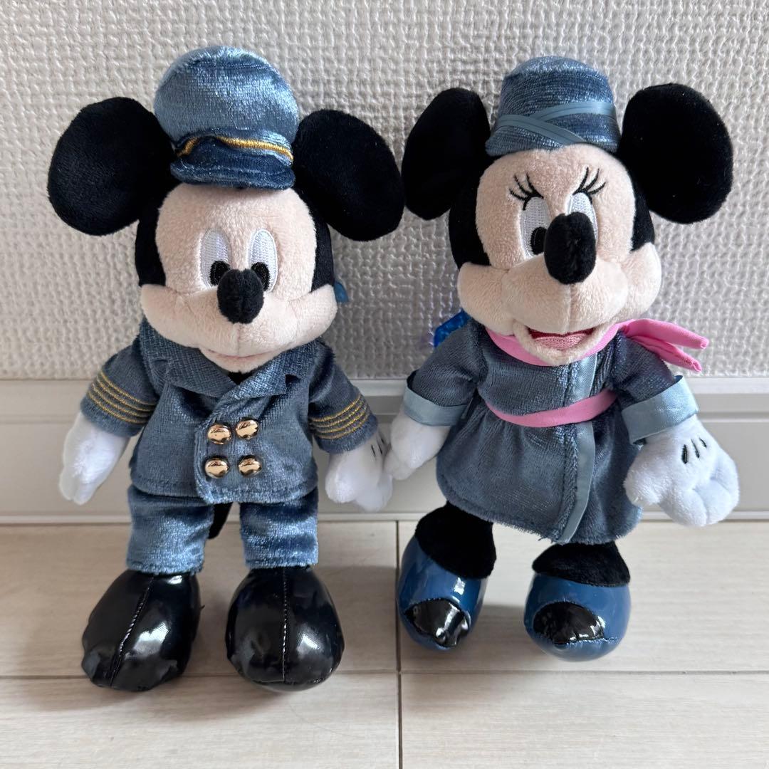 羽田空港限定】ミッキー・ミニー ぬいぐるみキーチェーン(未使用・お顔