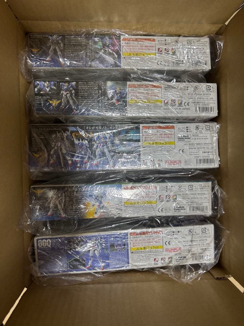 HG ガンプラ5機セットエクシアダブルオー アヴァランチ オークアンタ