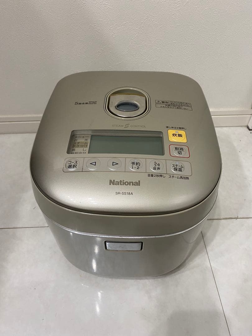 National スチーム IHジャー炊飯器　10合炊　07年製 Yahoo!オークション -「ナショナル ジャー炊飯器」(IH) (炊飯器)の落札