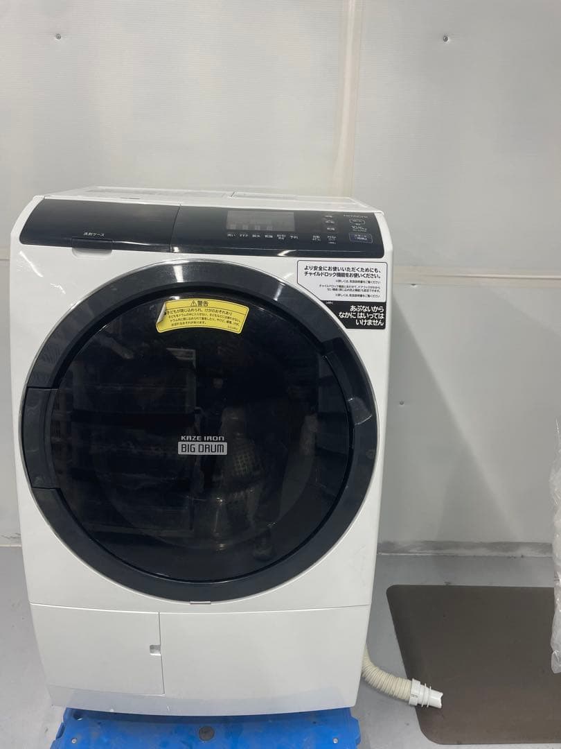 分解洗浄済ドラム式洗濯機 10.0kg 日立 BD-SG100EL 2020年