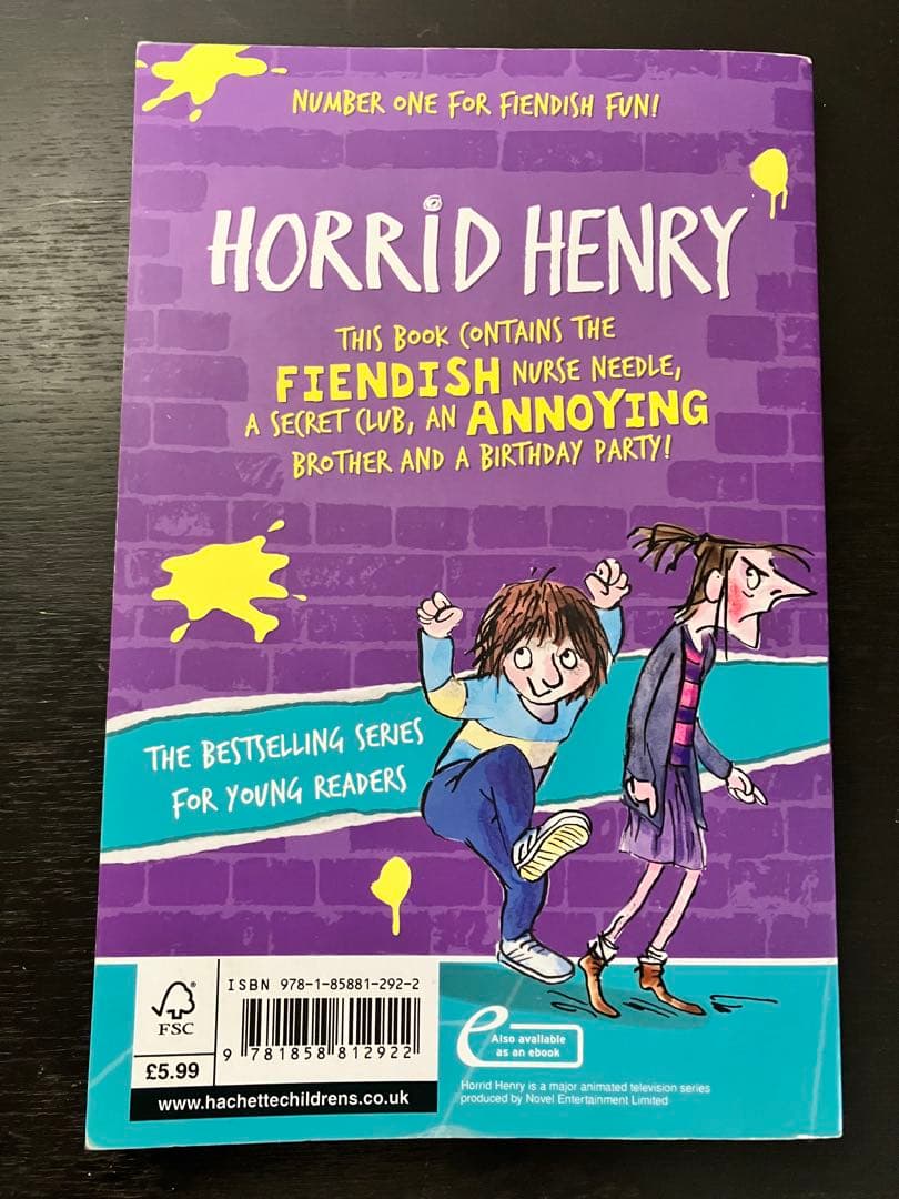 Horrid Henry シリーズ 1〜3 (3冊セット) - メルカリ