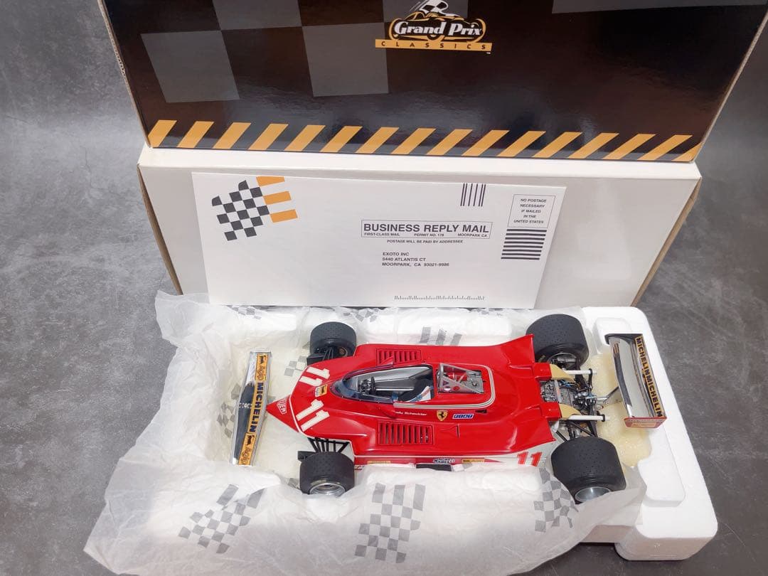 エグゾト 1/18 フェラーリ ブリティッシュGP 1979 Exoto EXOTO 1/18 フェラーリ312T4 #11 1979 South African GP GPC97070