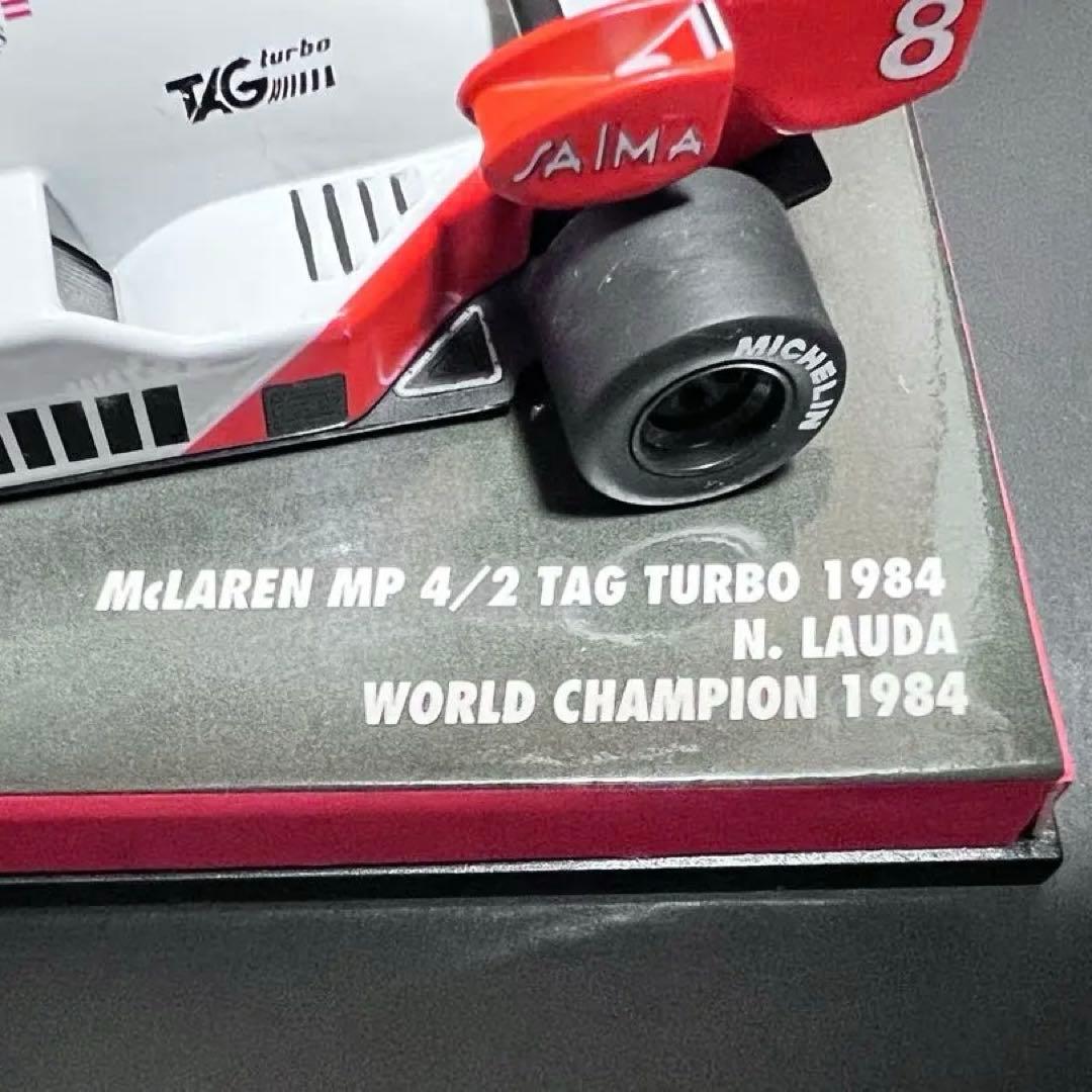 貴重）F1 McLaren MP4/8 ニキラウダ直筆サイン入1/43 - メルカリ