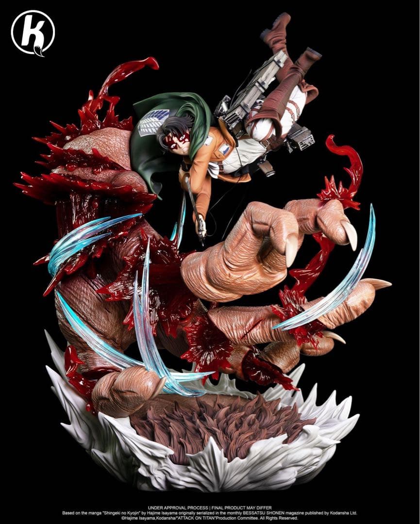 進撃の巨人 リヴァイ・アッカーマン ガレージキット ガレキ