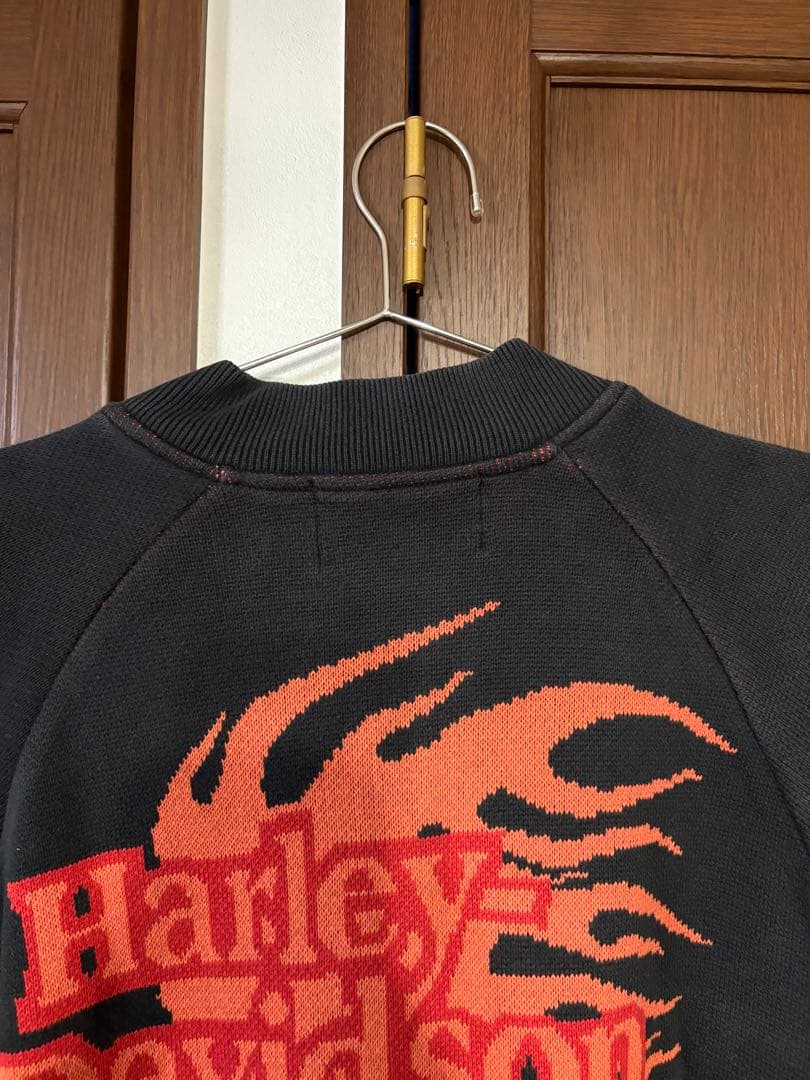 Harley Davidson フレイム コットン ジップアップニット - メルカリ