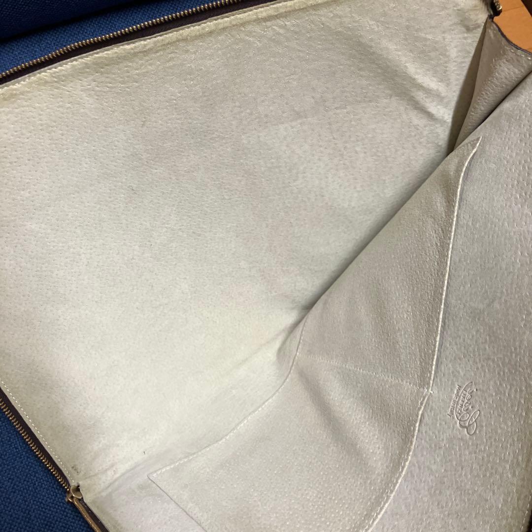 cisei シセイ クラッチバッグ ドキュメントケース A4 ダークブラウン