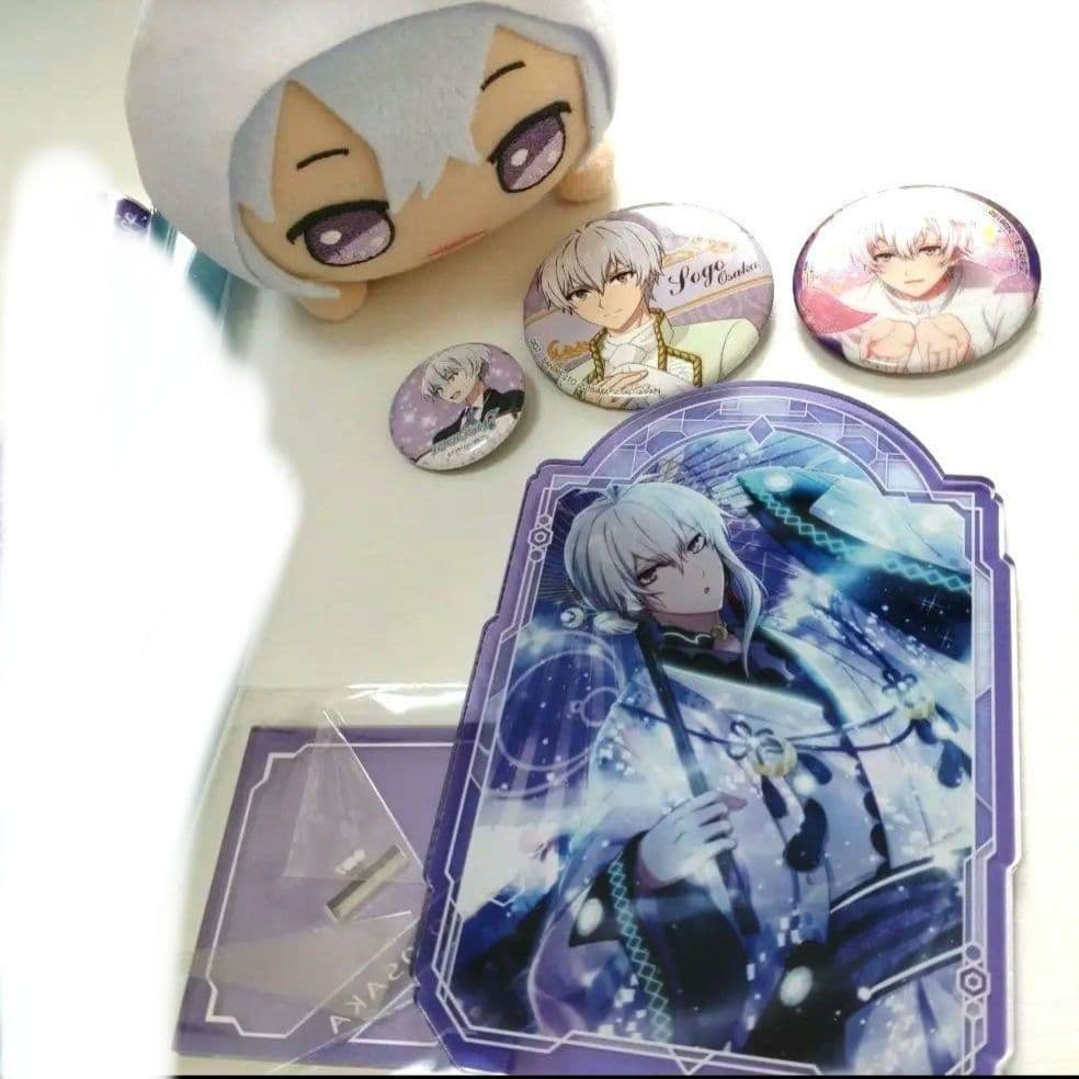 アイナナ 逢坂壮五 まとめ売り うさみみ ぬいぐるみ アクスタ 缶バッジ