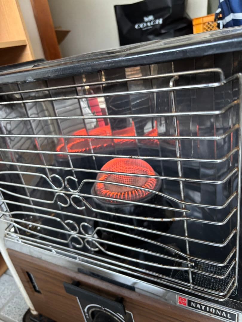 引き取り限定】昭和レトロ ナショナル 石油ストーブ OS-2306R