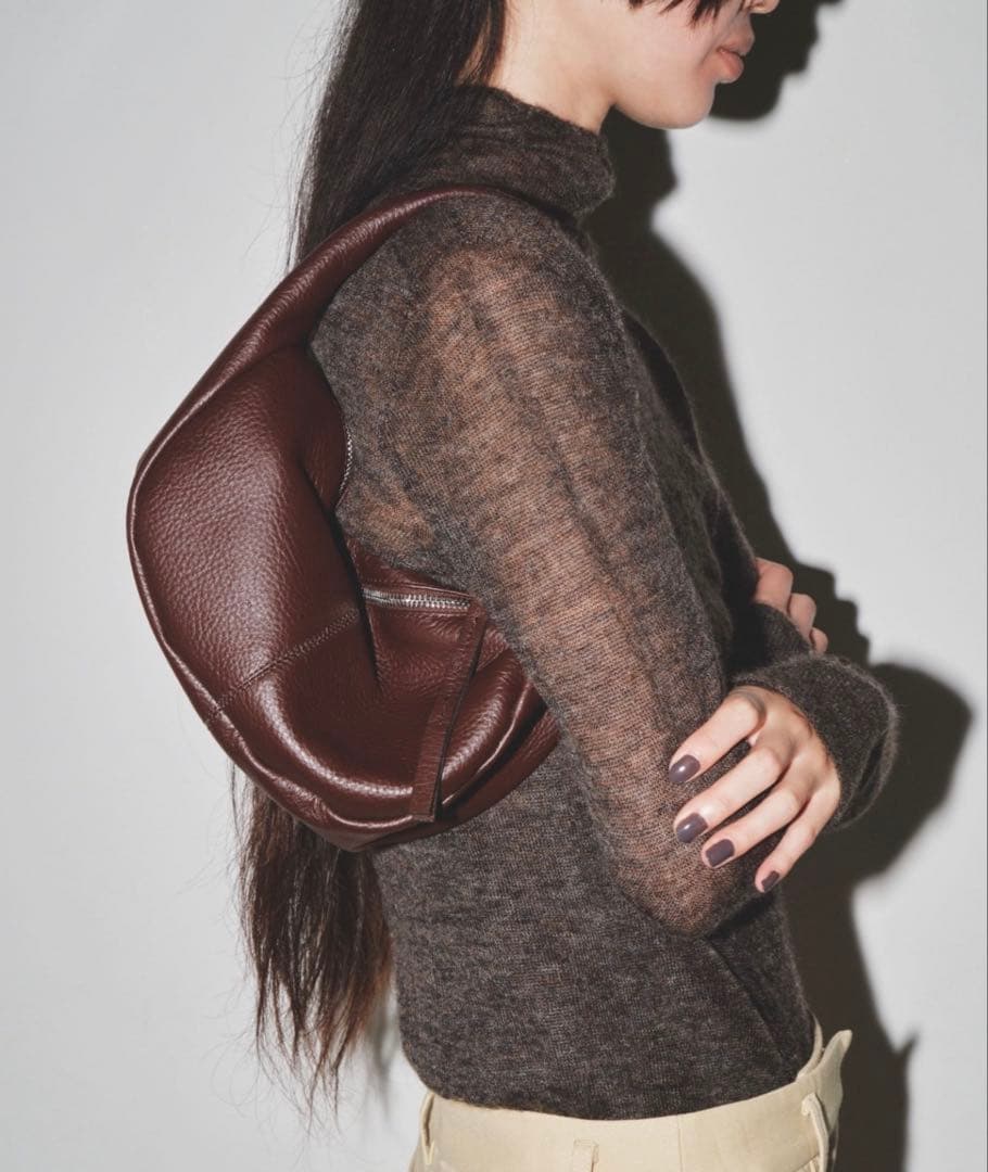 todayfull トゥデイフル Leather Wrap Bag バーガンディ Leather Wrap Bag（ハンドバッグ）｜TODAYFUL（トゥデイフル）の