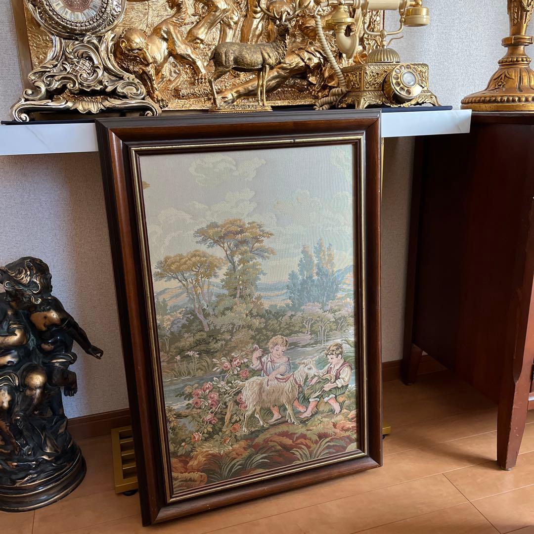 【更に値下げしました】ゴブラン画《Made in Italy》