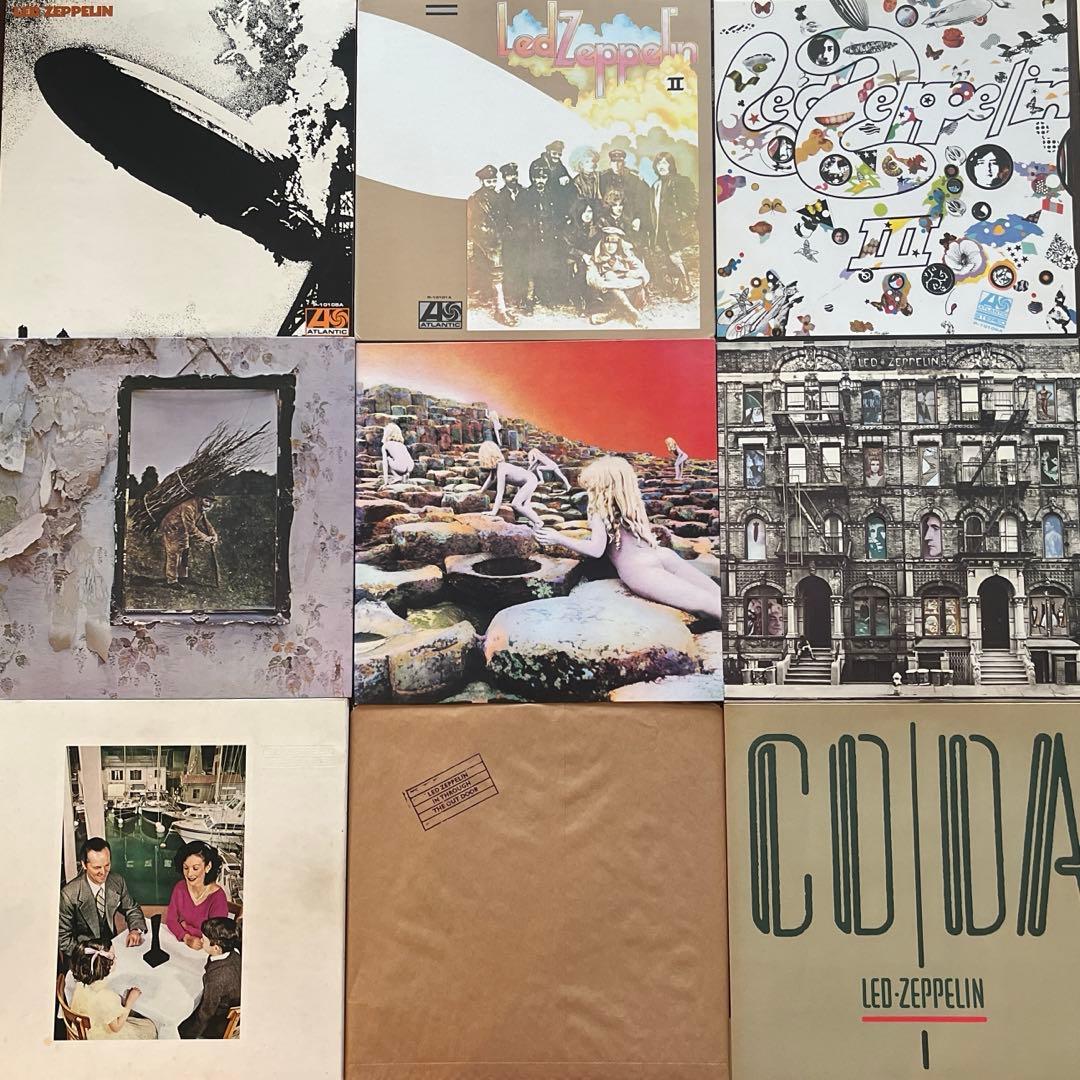 レッド・ツェッペリン LP レコード 9枚セット LED ZEPPELIN - メルカリ