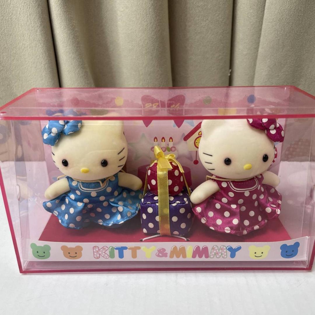 希少 ハローキティ&ミミィ 28周年限定 28th フロッキー フィギュア