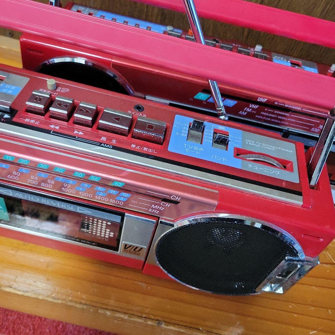 2台セット】SONY ダブルカセットラジカセ レッドSFS-W90 - メルカリ