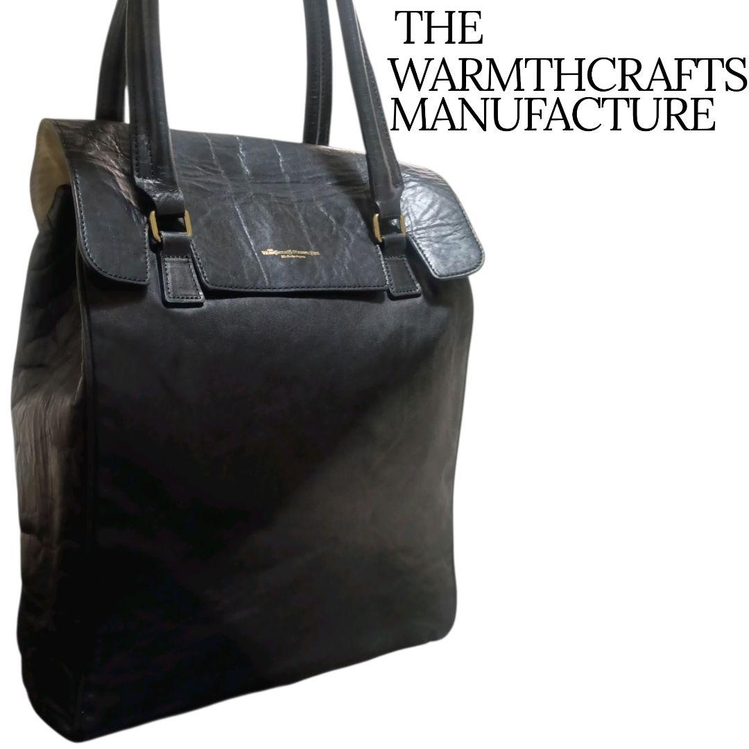 ✨THE WARMTHCRAFTS MANUFACTURE 馬革トートバッグ 黒 - メルカリ