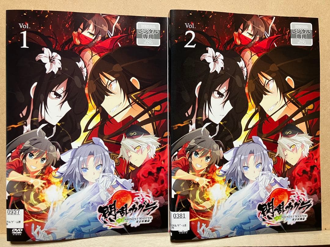 閃乱カグラ　全6巻　閃乱カグラ東京妖魔篇　全6巻　DVDレンタル版