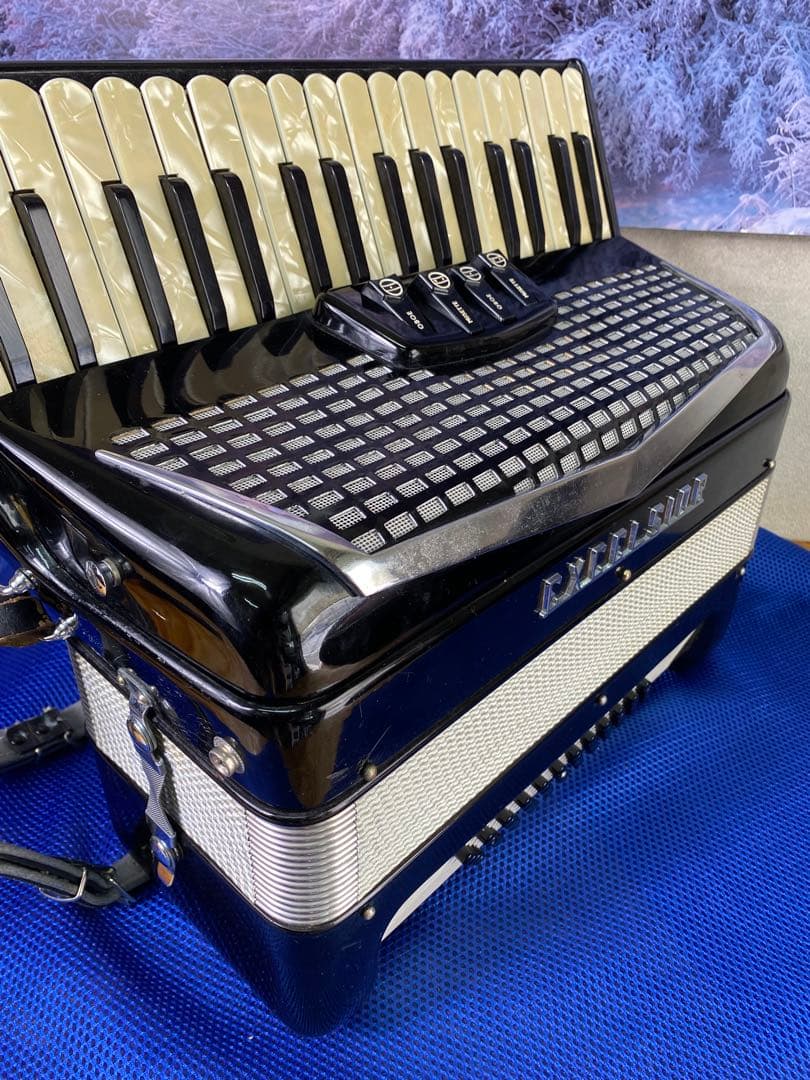 初心者の方最軽量EXCELSIORアコーディオン6kgプラスチックサブタ革張