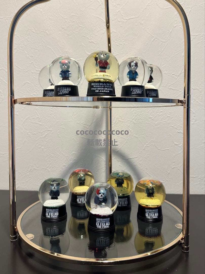 BIGBANG スノードーム まとめ売り コレクションケースつき