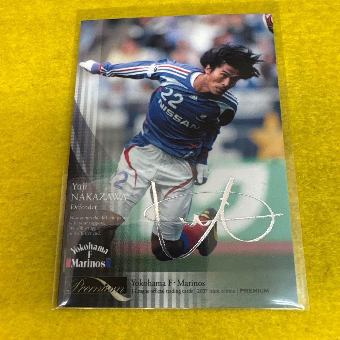 中澤佑二 2007 横浜 F マリノス SP 銀箔サイン入り Jリーグ - メルカリ