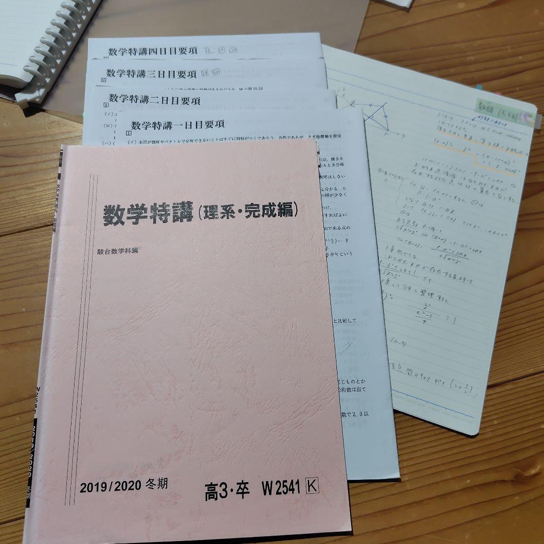 数学特講（理系・完成編）杉山義明先生 駿台 冬期講習 通期 - メルカリ