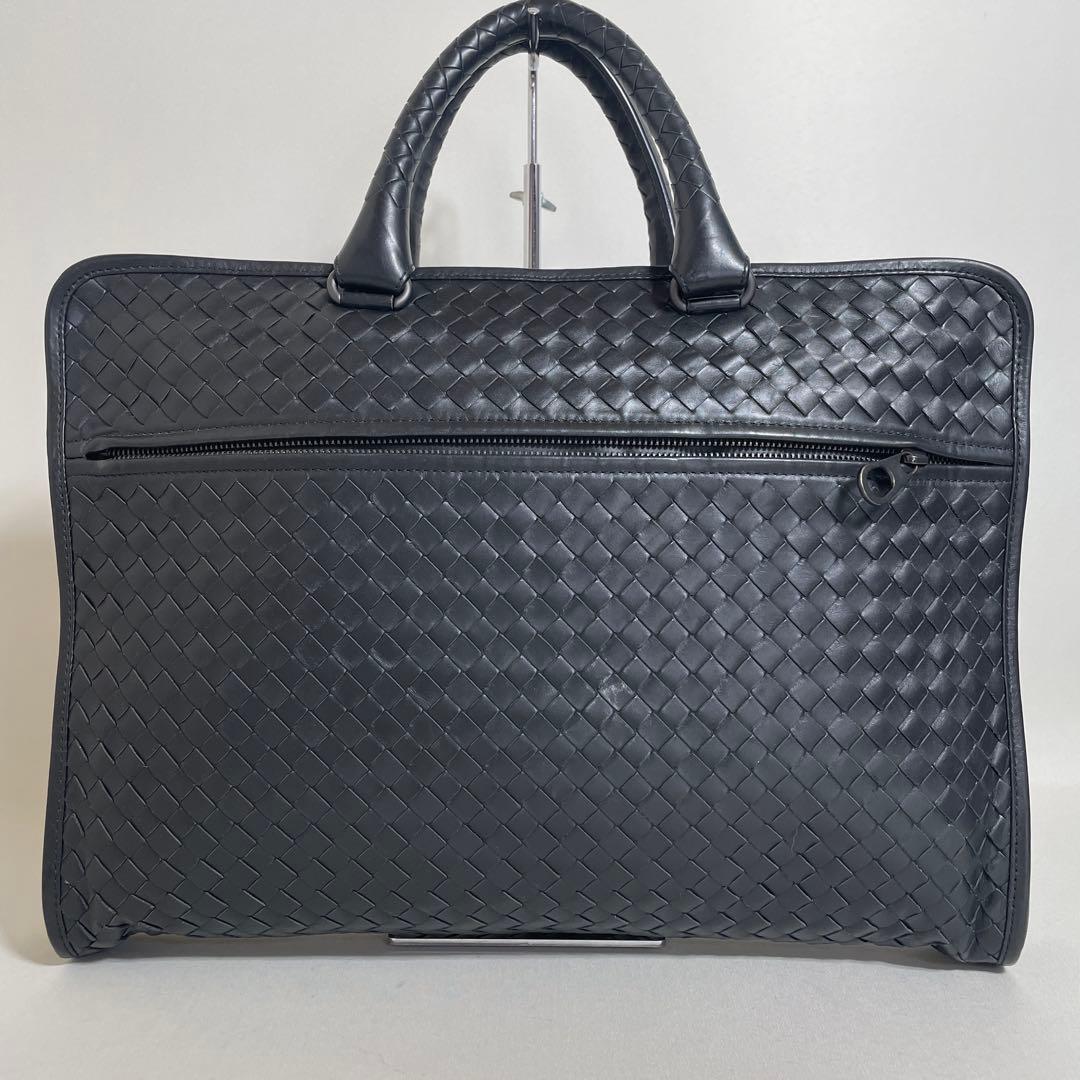 2602-92｜美品｜ボッテガヴェネタ イントレチャート ビジネスバッグ