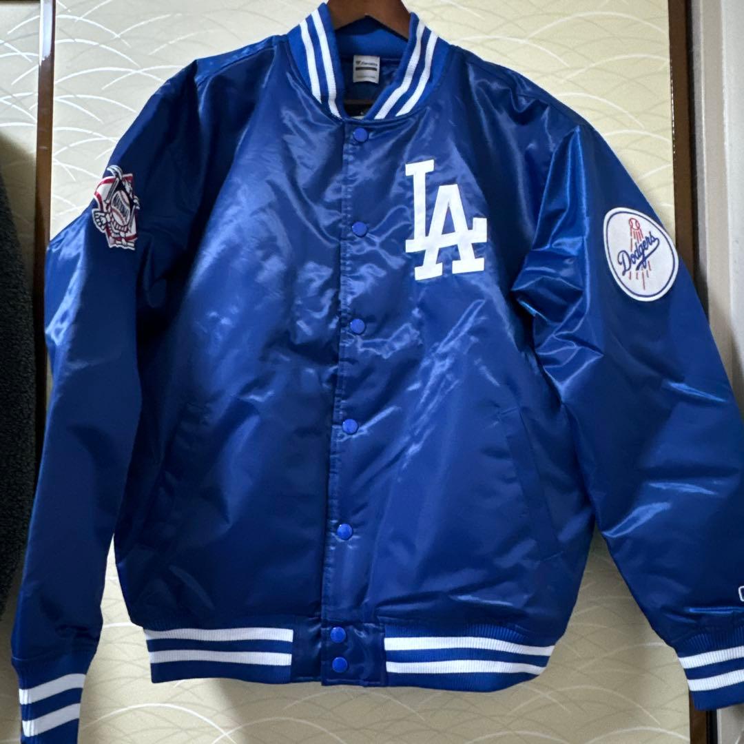 【新品未使用】MLB ドジャース スタジャン　Lサイズ MLB公式 メンズ バーシティジャケット スタジャン ロサンゼルス