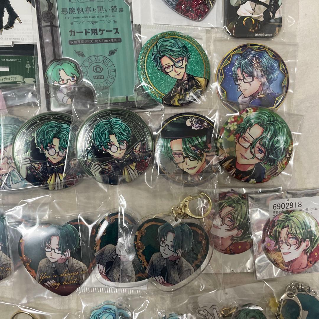 あくねこ あくねこ展 ナック バックチャーム 指輪 缶バッジ カード