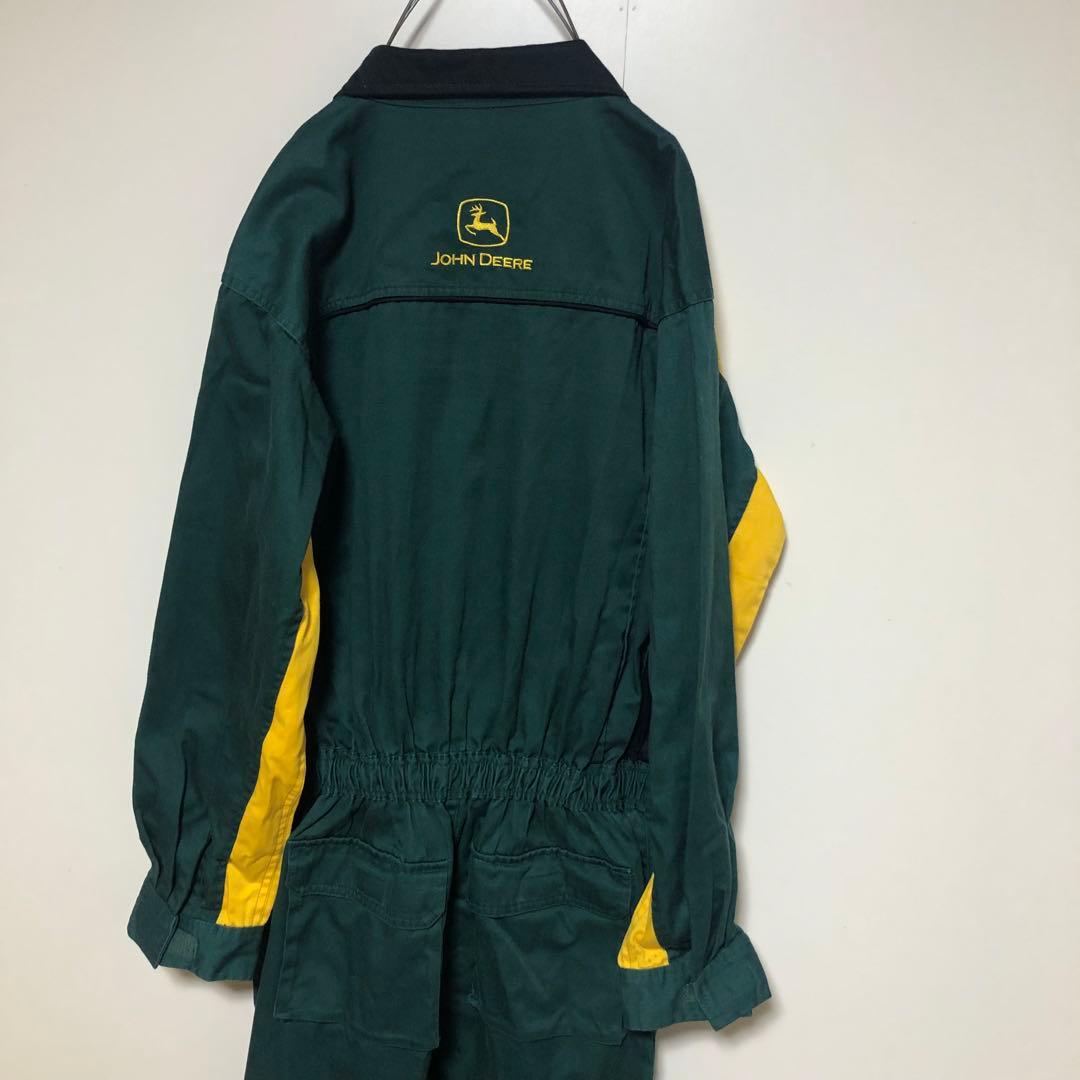 ジョンディア つなぎ 作業着 ツナギ 作業服 農作業 整備士