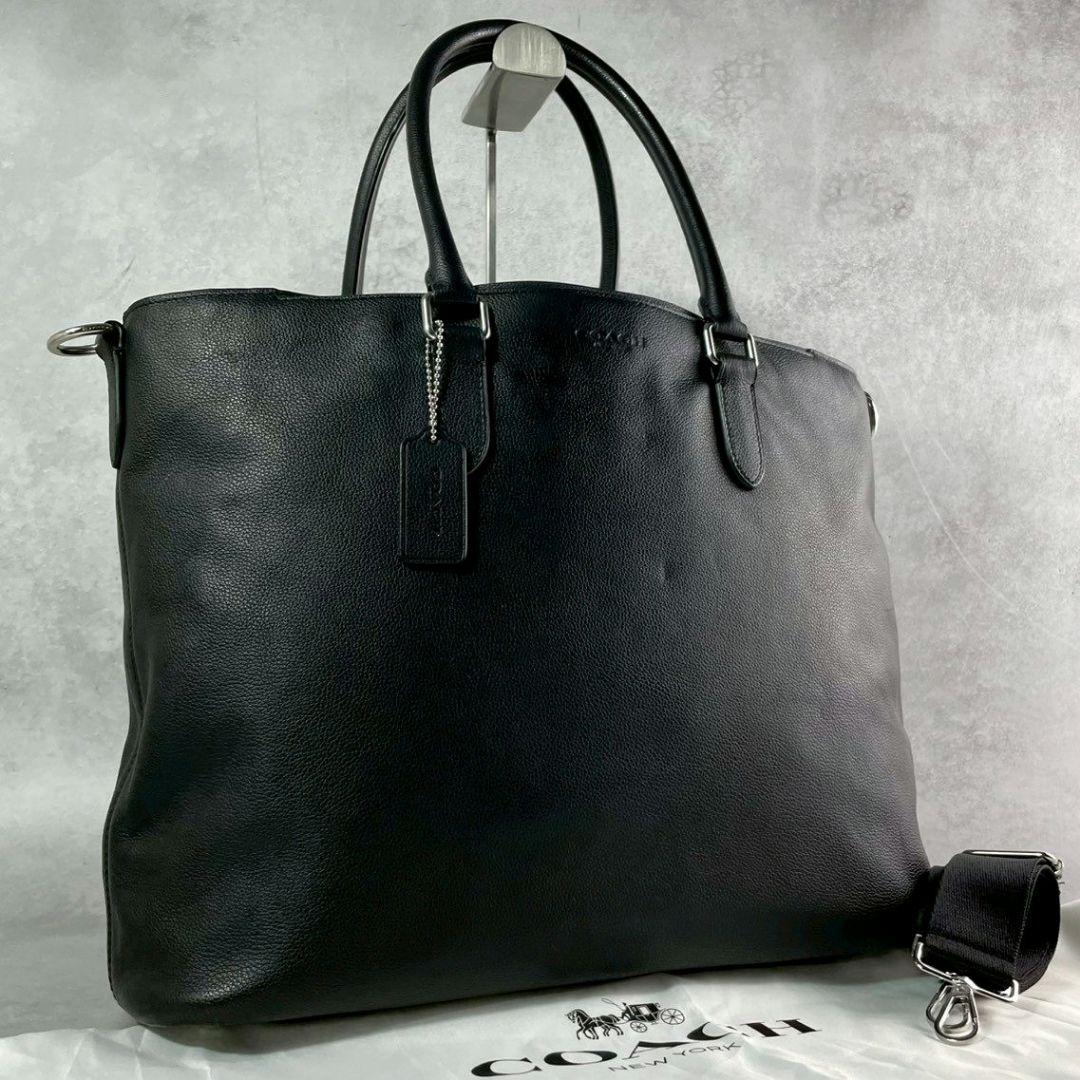 極美品 コーチ ベケット 2way トートバッグ ビジネス A4可 レザー 黒