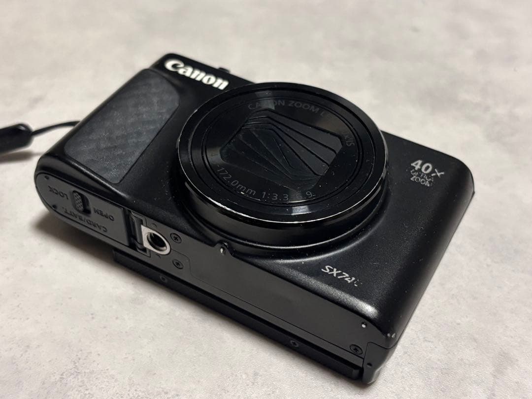 Canon PowerShot SX740HS 全付属品　追加バッテリー　箱付き PowerShot SX740 HS □納期約3ヶ月:コンパクトデジタルカメラ 通販