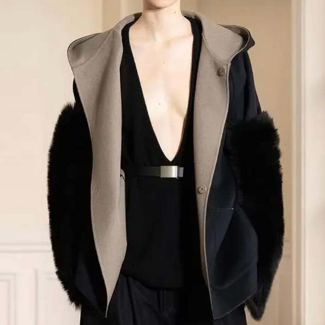 ssstein Reversible Hooded Half Coat - メルカリ