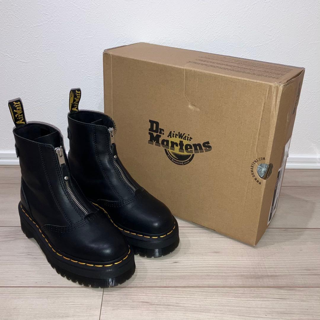美品 23cm Dr.Martens JETTA 厚底 ジッパー ブーツ UK4 Dr.Martens（ドクターマーチン） 【国内正規品】ドクターマーチン