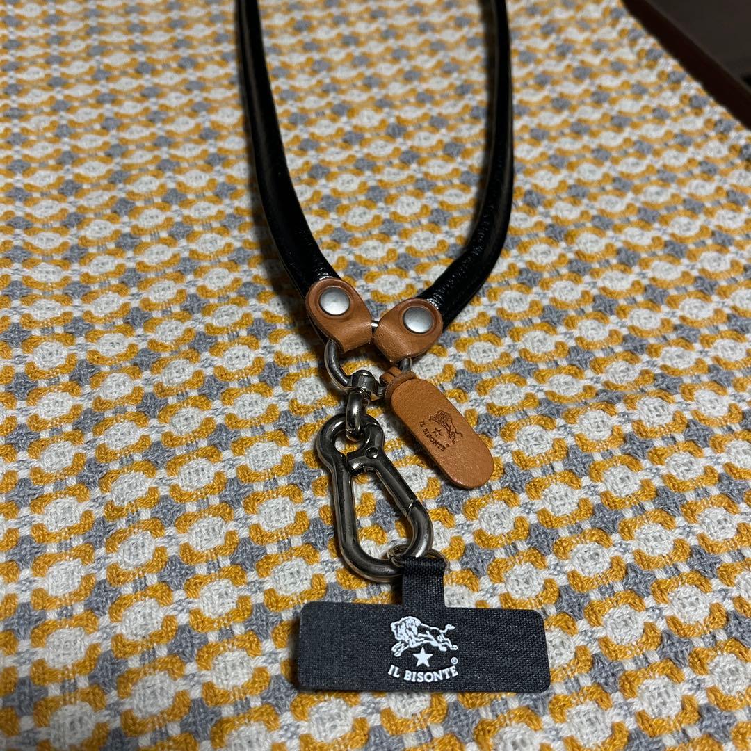 IL BISONTE レザー ストラップ 黒 イルビゾンテ レザーストラップ ブラック IL BISONTE - 【再販売通知